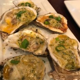 charred oysters!